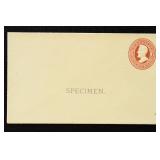 US Postal Stationery 1870s Specimen Entire