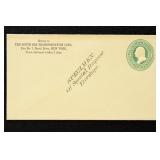 US Postal Stationery 1870s Specimen Entire