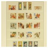 Worldwide Stamps Mint NH on Lindner hingeless page