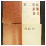Europe Stamps 1870s-1930s in 5 old notebooks, Used