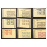 United Nations 1950s Inscription Blocks Stamps Min