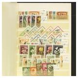 Europe Stamps mint and used in stockbook, many min