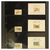 Korea Stamps #502-504, 502a-504a Mint NH Singles a