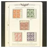 US Stamps 1954-71 Plate Blocks Mint NH collection