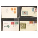Europa Stamp Covers 1960s variety on cover album p