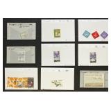 Singapore Stamps on dealer cards, Mint & Used with