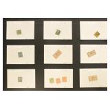 French Colonies Stamps on dealer cards, Mint & Use