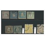 Japan Stamps 1870s Used Classic issues with faults