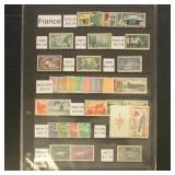 France Stamps Mint NH Selection of better complete