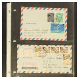 Japan Stamps Postal History Covers group, mostly 1