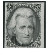 US Stamp Proof #73P3 Black Jack on India CV $150