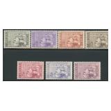 Belgium Stamps #B144-B150 Mint HR 1933 Tub CV $255