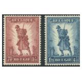 Belgium Stamps #B123-B124 Mint HR 1932 Inf CV $160