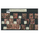 Great Britain 1860s Stamps Barred Inspectors Cance