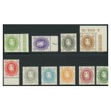 Denmark Stamps #210-219 Mint NH 1930 Christian X S