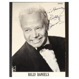 Billy Daniels Autographs, 2 on vintage 4x6' photos
