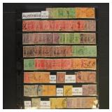 Australia Stamps Used #3 // #125 and #J1 / CV $976