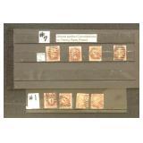 Great Britain Stamps 1860s Penny Red Cancellation