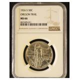 US Silver Coin 1926-S Oregon Trail Commemorative H
