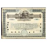 Mobile & Birmingham Railroad CIA Bond