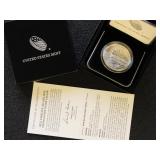 US Silver Coin 2021 Christie McAuliffe Uncirculate