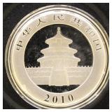 China Silver Coin 2010 Panda 1 Ounce Silver Coin