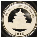 China Silver Coin 2018 Panda 1 Ounce Silver Coin