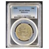 US Silver Coin 1936 Delaware Commemorative Silver
