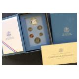 US Silver Coin 1987 Prestige Set in US Mint Box wi
