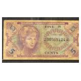 US Paper Money Military Payment Currency group of