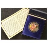 US Silver Coin 1943 Walking Liberty Colored Silver