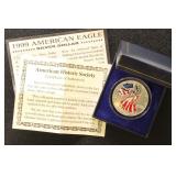 US Silver Coin 1999 American Eagle Colored Silver