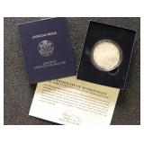 US Silver Coin 2007 American Eagle in original US