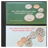 US Coins 1993-1994 Mint Sets in original US Mint p
