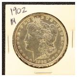 US Silver Coin 1902 Silver Morgan Dollar, Uncircul