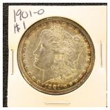 US Silver Coin 1901-O Silver Morgan Dollar, Uncirc