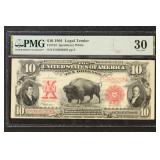 US Paper Money 1901 $10 PMG Graded 30 Very Fine, F