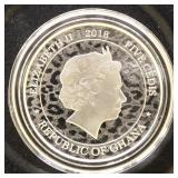 Ghana Silver Coin 2018 1 Ounce Silver Coin