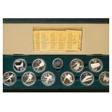 Canada Coins 10 Silver Dollars 1988 Olympics Set i
