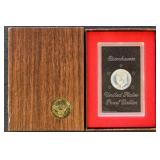 US Silver Coin 1973 Silver Eisenhower Dollar in or