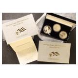 US Silver Coins set  of 3 American Eagles 2006 20t