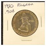 US Silver Coin 1920 Pilgrim Commemorative Half Dol