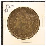 US Silver Coin 1904 Morgan Silver Dollar, Circulat