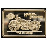 Harley-Davidson 43 gram .999 Fine Silver Ingot, 19