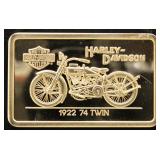 Harley-Davidson 43 gram .999 Fine Silver Ingot, 19