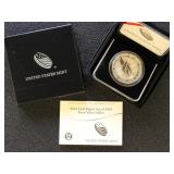 US Silver Coin 2014 Proof Silver Dollar Civil Righ