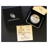 US Silver Coin 2021 Proof Silver Dollar Law Enforc