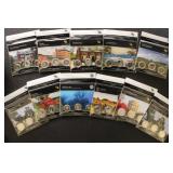 US Coins America The Beautiful Quarters 11 Sets co