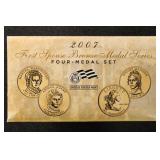 US Coins 2007 First Spouse Bronze Medal Set of 4