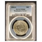 US Silver Coin 1954-S Washington-Carver Commemorat
